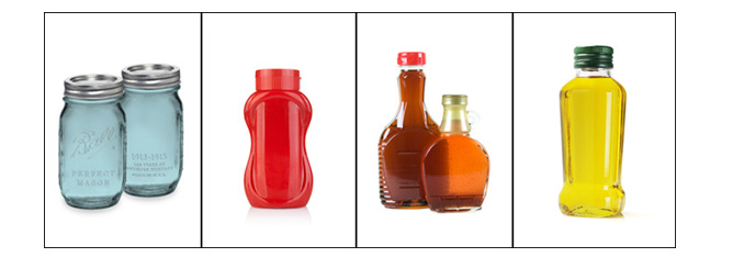 Filamatic - Examples of Food & Beverage Containers Filled